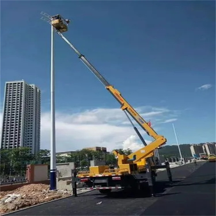 揭东维修路灯的曲臂升降车出租